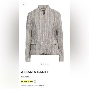 Cotton blazer by Alessia Santi size IT 42